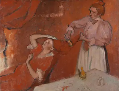Combing the Hair Edgar Degas